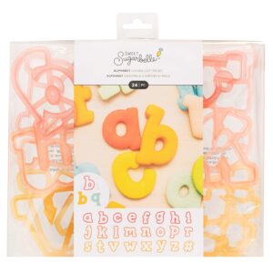 sweet sugarbelle cookie cutters alphabet, create sweet alphabet cookies for parties, birthdays, holidays, baking, cooking, kitchen, crafting, and more