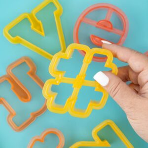 Sweet Sugarbelle Cookie Cutters Alphabet, Create Sweet Alphabet Cookies for Parties, Birthdays, Holidays, Baking, Cooking, Kitchen, Crafting, and More