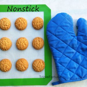 Silicone Baking Mat - Set of 2 Nonstick Cookie/Macaron/Pastry Sheets (Quarter Sheet(11.5"x8.5") 2pk)