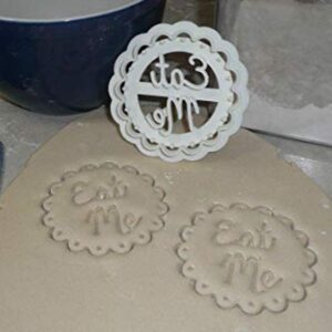 INSPIRED BY ALICE IN WONDERLAND THEME SET OF 6 COOKIE CUTTERS MADE IN USA PR1266