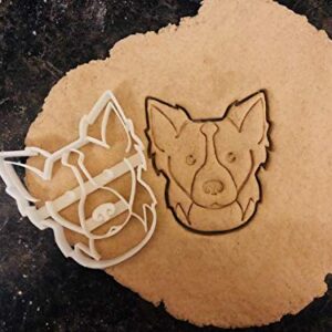 Border Collie Cookie Cutter and Dog Treat Cutter - Face - 3 inch