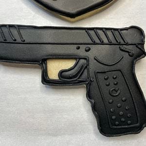 Hand Gun 4 Inch Cookie Cutter from The Cookie Cutter Shop – Tin Plated Steel Cookie Cutter