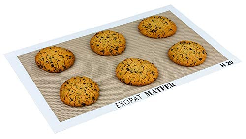 Matfer Bourgeat Exopat 11 5/8 by 16 3/8-Inch Nonstick Reinforced Silicone Reusable Baking Mat, Commercial Grade,