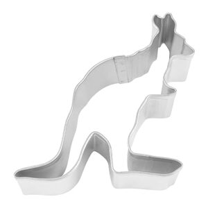 r&m aussie kangaroo 3.25" cookie cutter in durable, economical, tinplated steel