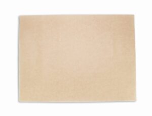 2dayship quilon parchment paper baking liner sheets, unbleached brown, 12 x 16 inches, 100 count
