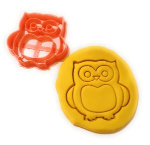 t3d cookie cutters owl cookie cutter, suitable for cakes biscuit and fondant cookie mold for homemade treats 3.52inch x 3.52inch x 0.55inch