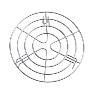 Round Cooling Cooking Racks, Stainless Steel Steamer Rack Kitchen Cooking Tool,Baking Rack for Round Cake Pans,for Canning Air Fryer P ressure Cooker(size:19.5cm)