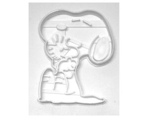 inspired by snoopy hugging woodstock comics movie cookie cutter made in usa pr3495