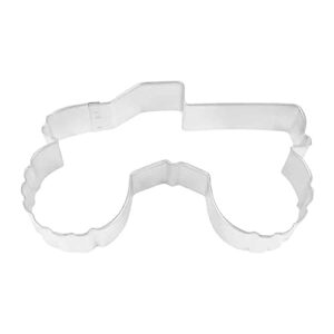 monster truck 5 inch cookie cutter from the cookie cutter shop – tin plated steel cookie cutter