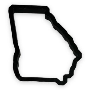 georgia state cookie cutter with easy to push design, for sports, work events, and graduation celebrations (4 inch)