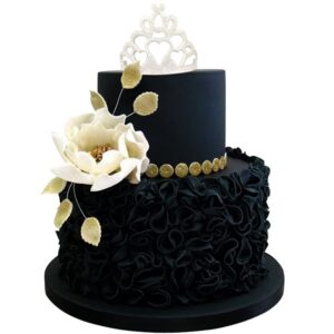 6 Pcs Crown Cookie Cutters Set Tiara Fondant Cutter Crown and Princess Crown Mold Cupcake Decorating Gumpaste Mould