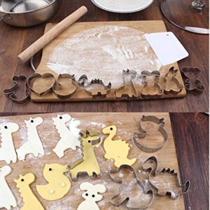 GXHUANG Game Puzzles Cookie Cutter Set - 2Pieces - Stainless Steel