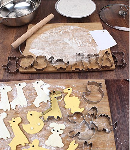 GXHUANG Game Puzzles Cookie Cutter Set - 2Pieces - Stainless Steel