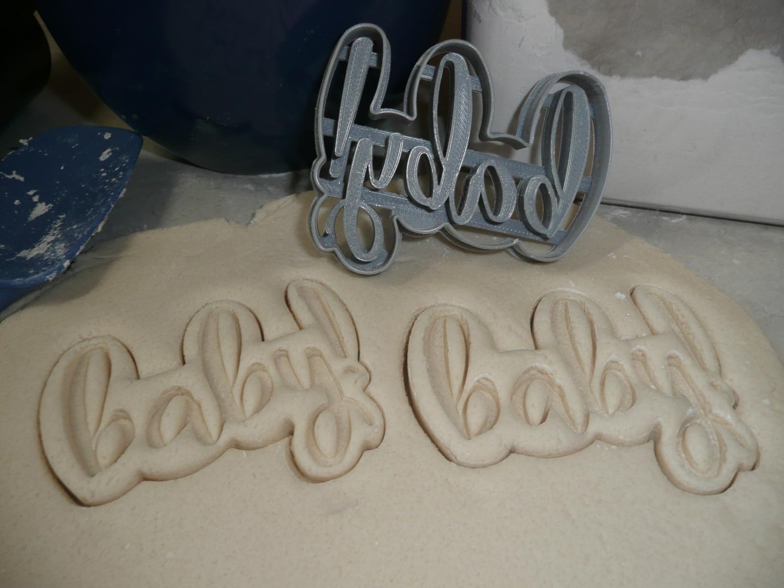 BABY WORD SHOWER GENDER REVEAL PARTY ANNOUNCEMENT DETAILED COOKIE CUTTER MADE IN USA PR2523