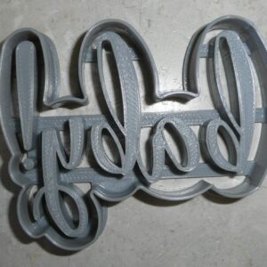 BABY WORD SHOWER GENDER REVEAL PARTY ANNOUNCEMENT DETAILED COOKIE CUTTER MADE IN USA PR2523