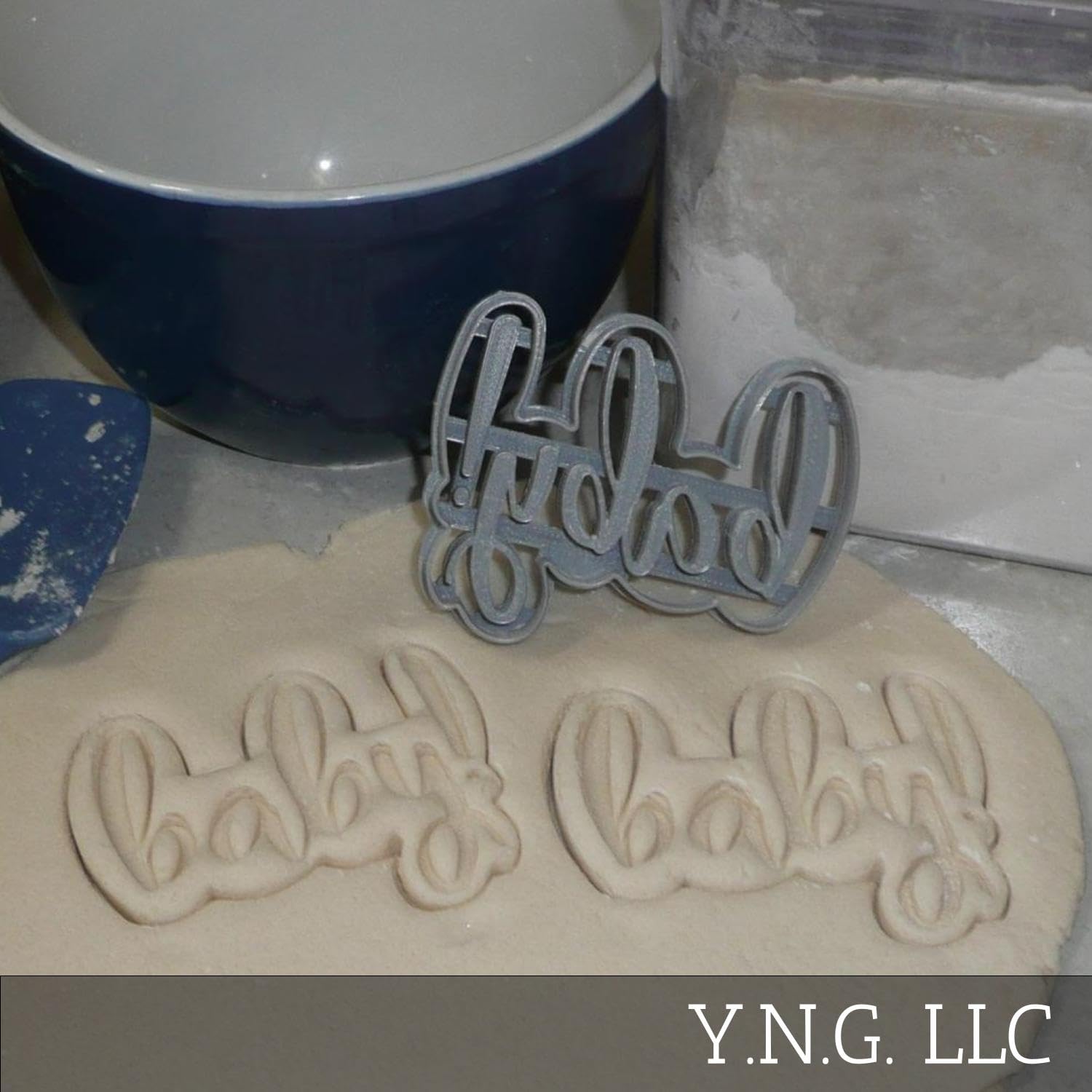 BABY WORD SHOWER GENDER REVEAL PARTY ANNOUNCEMENT DETAILED COOKIE CUTTER MADE IN USA PR2523