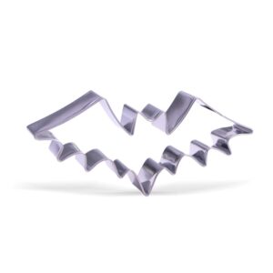 5 inch bat cookie cutter - stainless steel