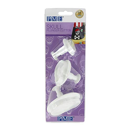 PME SKU202 Novelty Plunger Cutters-Skull Set of 3