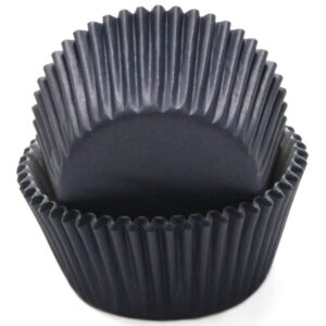 chef craft classic cupcake liners, 50 count, dark blue