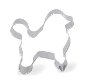 wjsyshop poodle small dog shape cookie cutter