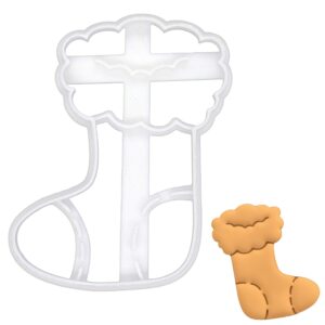 christmas stocking cookie cutter, 1 piece - bakerlogy