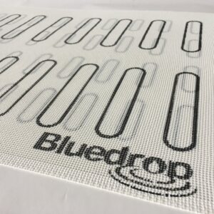 Bluedrop Eclair Baking Sheets Perforated Silicone Baking Mats For Bread Cookies Open Mesh Non Stick Oven Liner