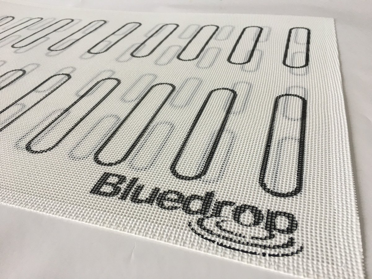 Bluedrop Eclair Baking Sheets Perforated Silicone Baking Mats For Bread Cookies Open Mesh Non Stick Oven Liner