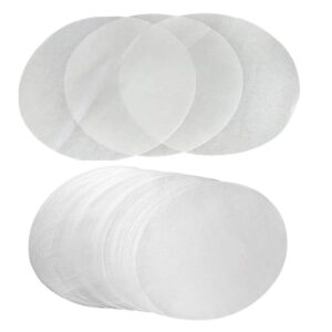 (set of 100) non-stick round parchment paper 8 inch diameter, baking paper liners for round cake pans circle cookies cheesecake