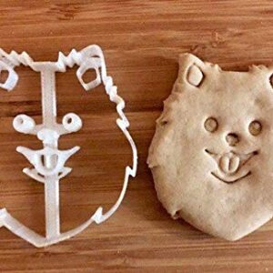 Pomeranian Cookie Cutter and Dog Treat Cutter - Dog Face