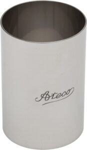 ateco round stainless steel form, 2 by 3-inches high