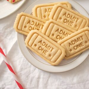 Admit One Ticket cookie cutter, 1 piece - Bakerlogy