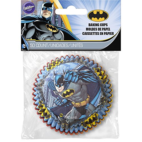 Wilton 50 Count Batman Baking Cups, Multicolor