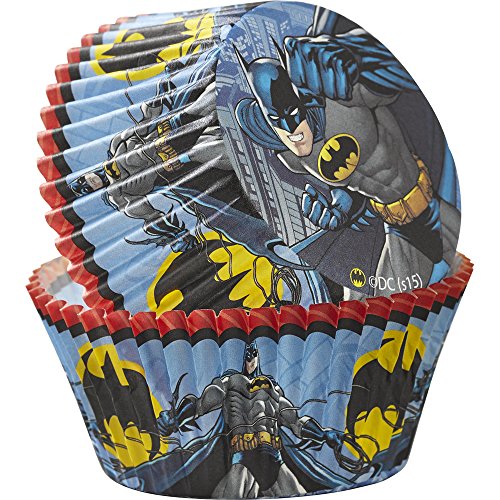 Wilton 50 Count Batman Baking Cups, Multicolor