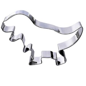 T-Rex Dinosaur, Sweet Cookie Crumbs Cookie Cutter, Stainless Steel, Dishwasher Safe