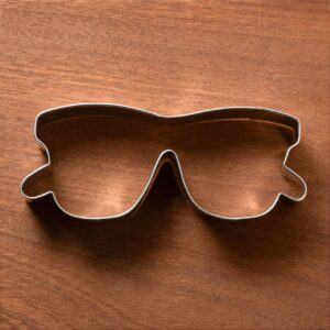 LILIAO Glasses/Sunglasses Cookie Cutter, 4.6 x 1.8 inches, Stainless Steel