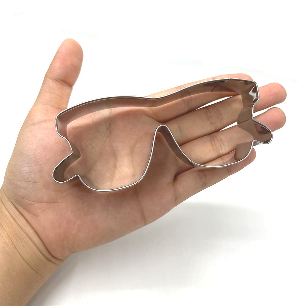 LILIAO Glasses/Sunglasses Cookie Cutter, 4.6 x 1.8 inches, Stainless Steel