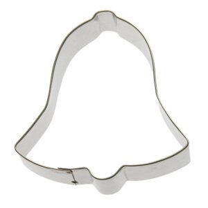 foose bell cookie cutter 3.5 inch –tin plated steel cookie cutters – bell cookie mold