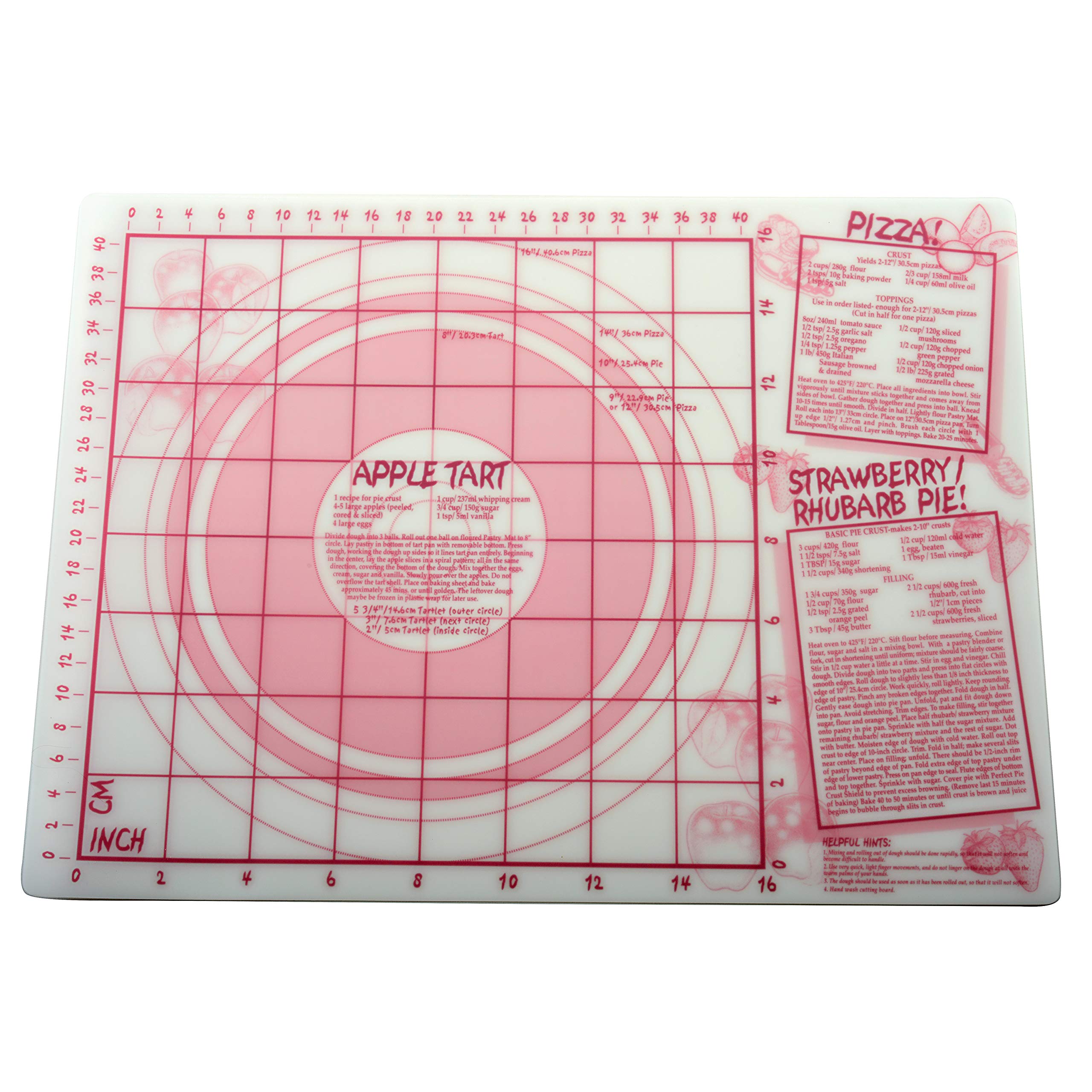 Norpro Jumbo Pastry Mat, 18in/45.5cm x 24in/60cm, As Shown