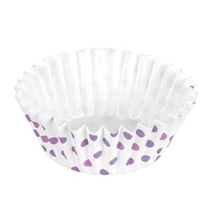 12 packs: 36 ct. (432 total) multi purple polka dot grease resistant baking cups by celebrate it®