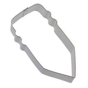 chunky pencil cookie cutter 4.5 inch - made in the usa – foose cookie cutters tin plated steel chunky pencil cookie mold