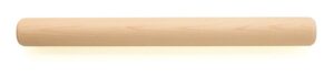 fletchers' mill bakery rolling pin, maple - 18.5 inch, professional rolling pin for baking, pasta, pie, cookie dough, made in u.s.a.