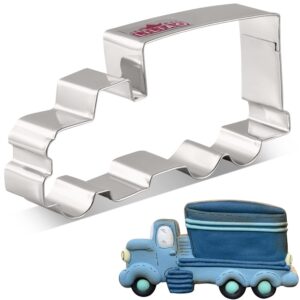 liliao truck cookie cutter - 4.8 x 2.3 inches - stainless steel