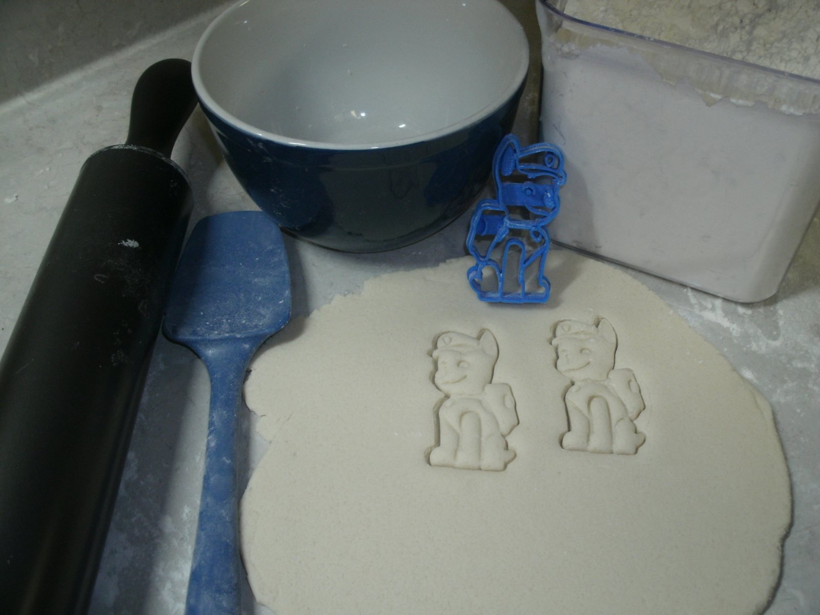 INSPIRED BY CHASE PAW PATROL THEMED KIDS TV SHOW COOKIE CUTTER MADE IN USA PR786