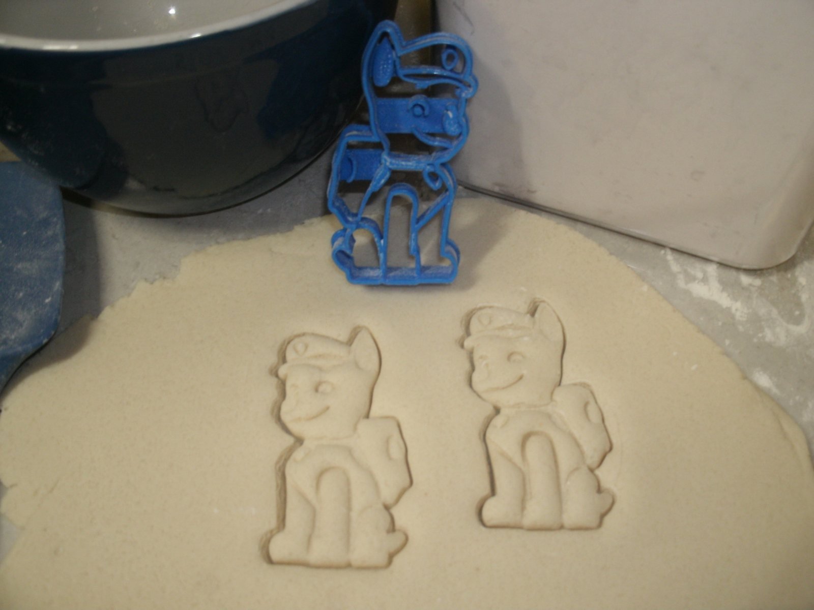 INSPIRED BY CHASE PAW PATROL THEMED KIDS TV SHOW COOKIE CUTTER MADE IN USA PR786