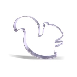 4.4 inch squirrel cookie cutter - stainless steel