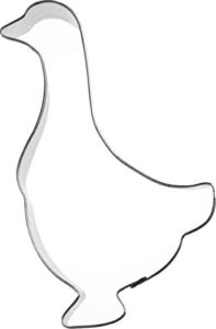 canadian goose bird 5 inch cookie cutter from the cookie cutter shop – tin plated steel cookie cutter – made in the usa