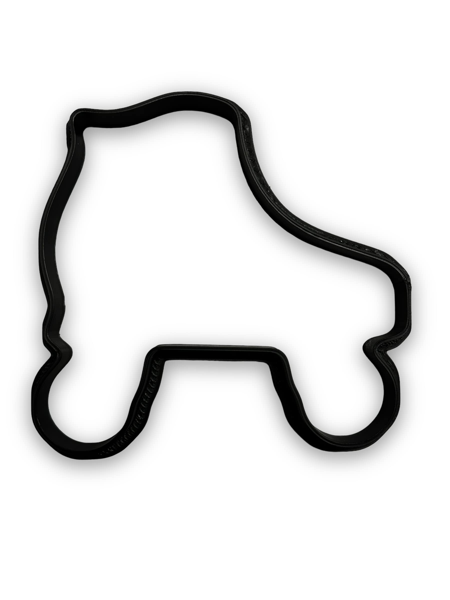 Roller Skates Cookie Cutter with Easy to Push Design (4 inch)