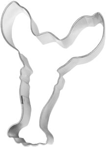lobster 4 inch crawfish cookie cutter from the cookie cutter shop – tin plated steel cookie cutter