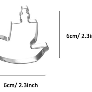 ZDYWY Pirate Ship Boat Shaped Cookie Cutter