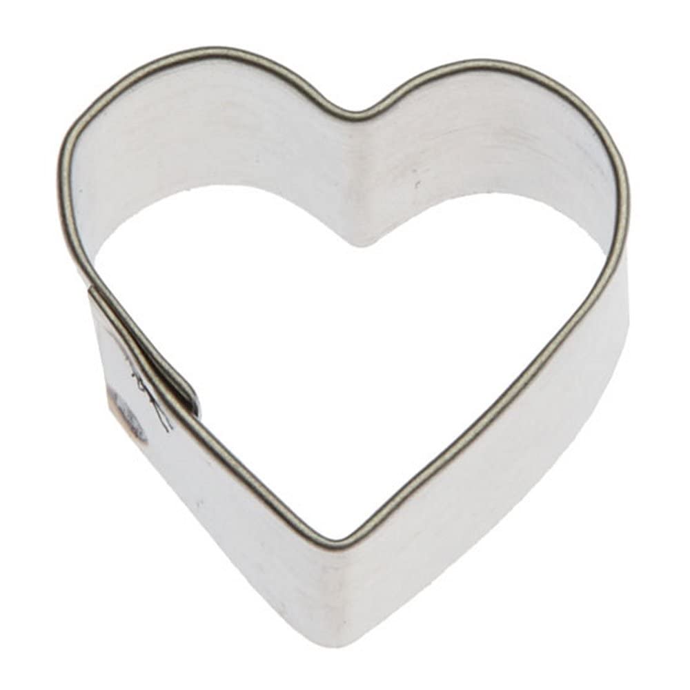 1 Dozen/12 Count Mini Heart 1 Inch Cookie Cutters from The Cookie Cutter Shop – Tin Plated Steel Cookie Cutters